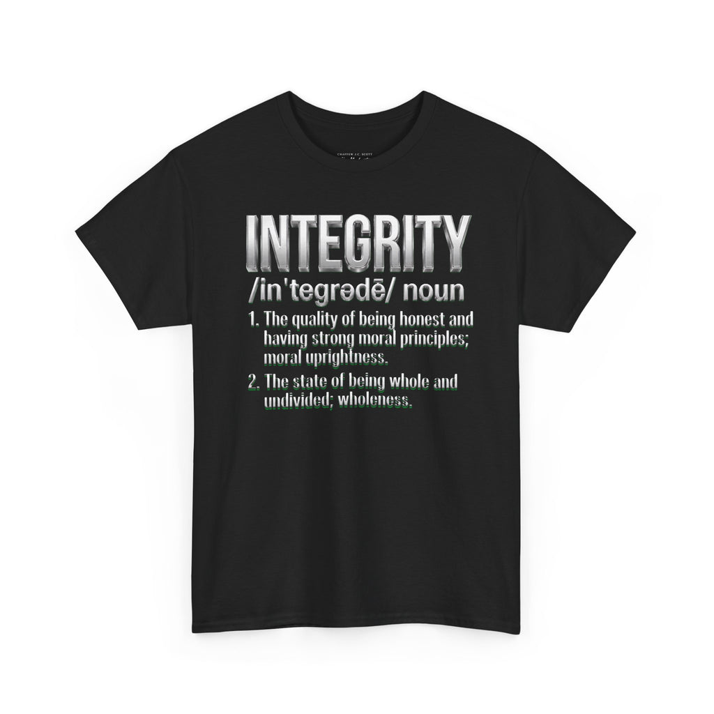 Integrity Definition T-Shirt — Inspirational Word Graphic Tee