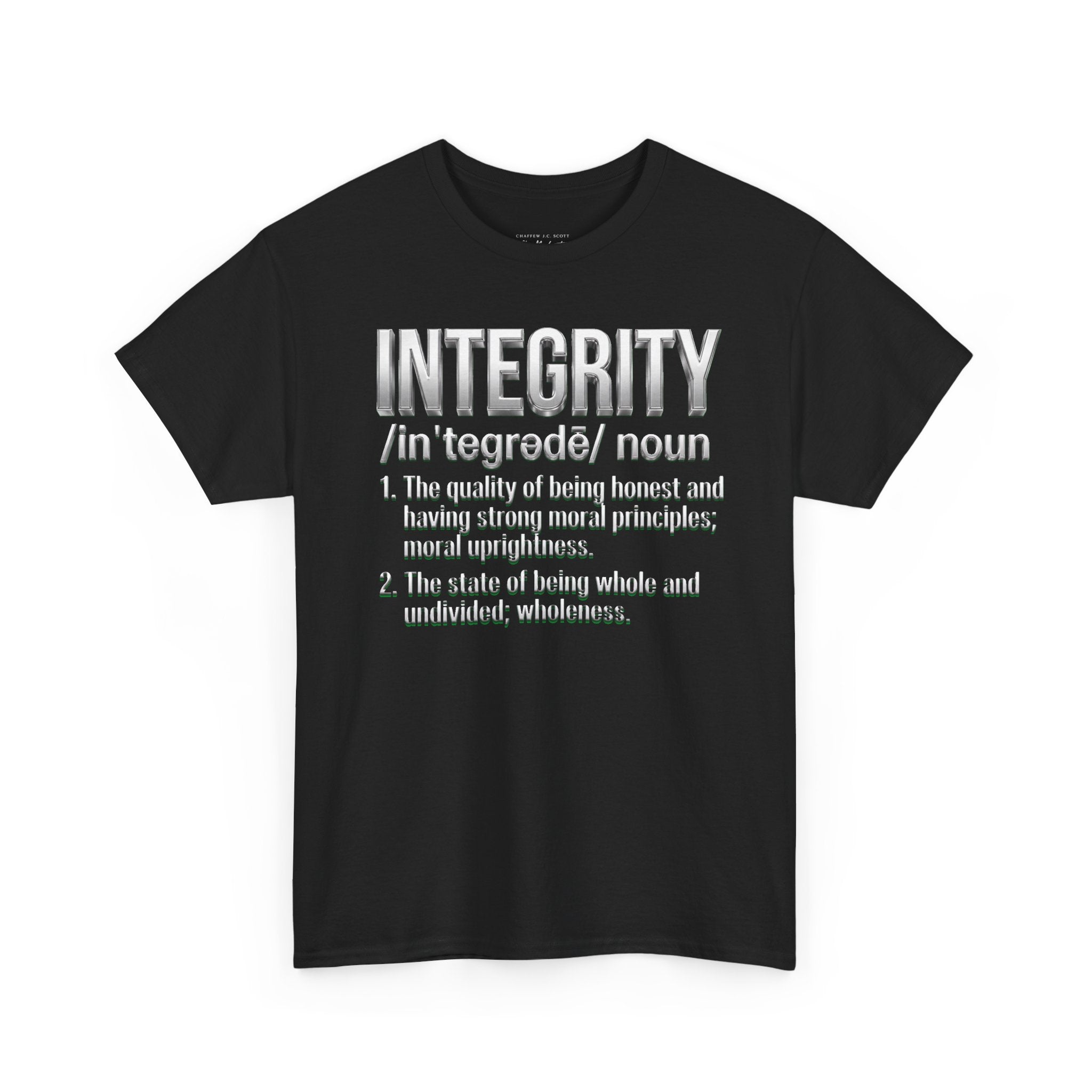 Integrity Definition T-Shirt — Inspirational Word Graphic Tee