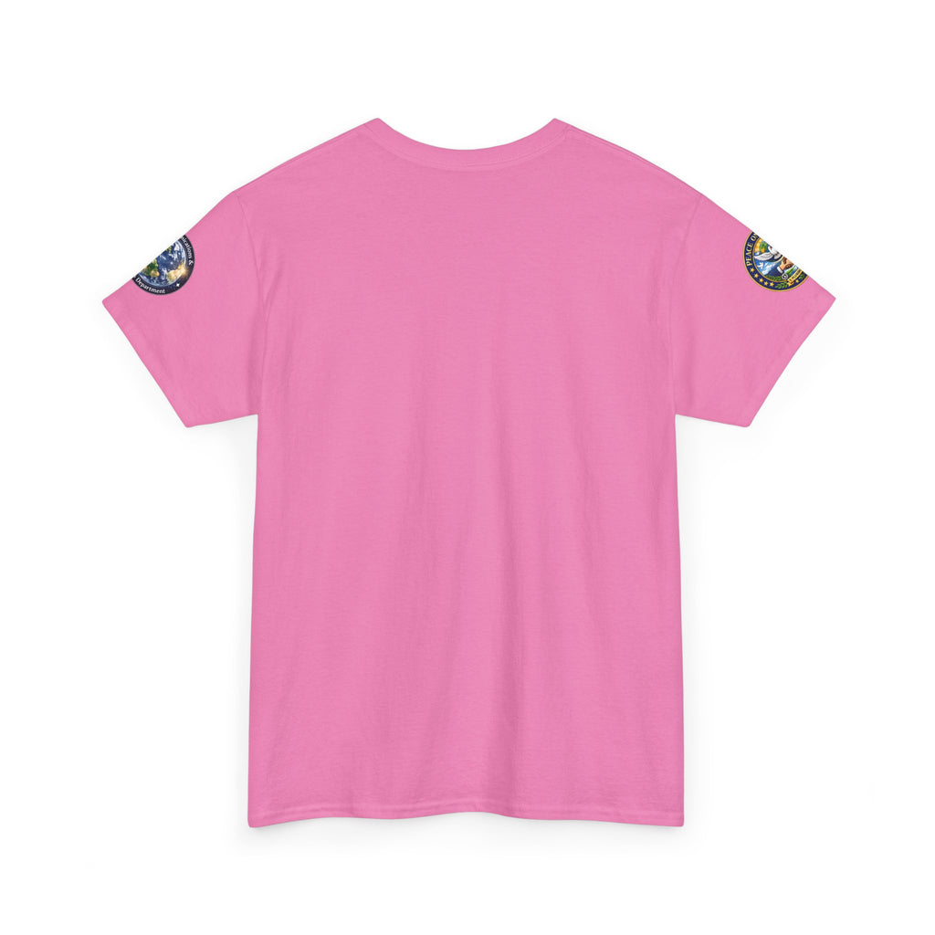 Global Conflict Question Mark Tee | diplomatic negotiations, flags artwork
