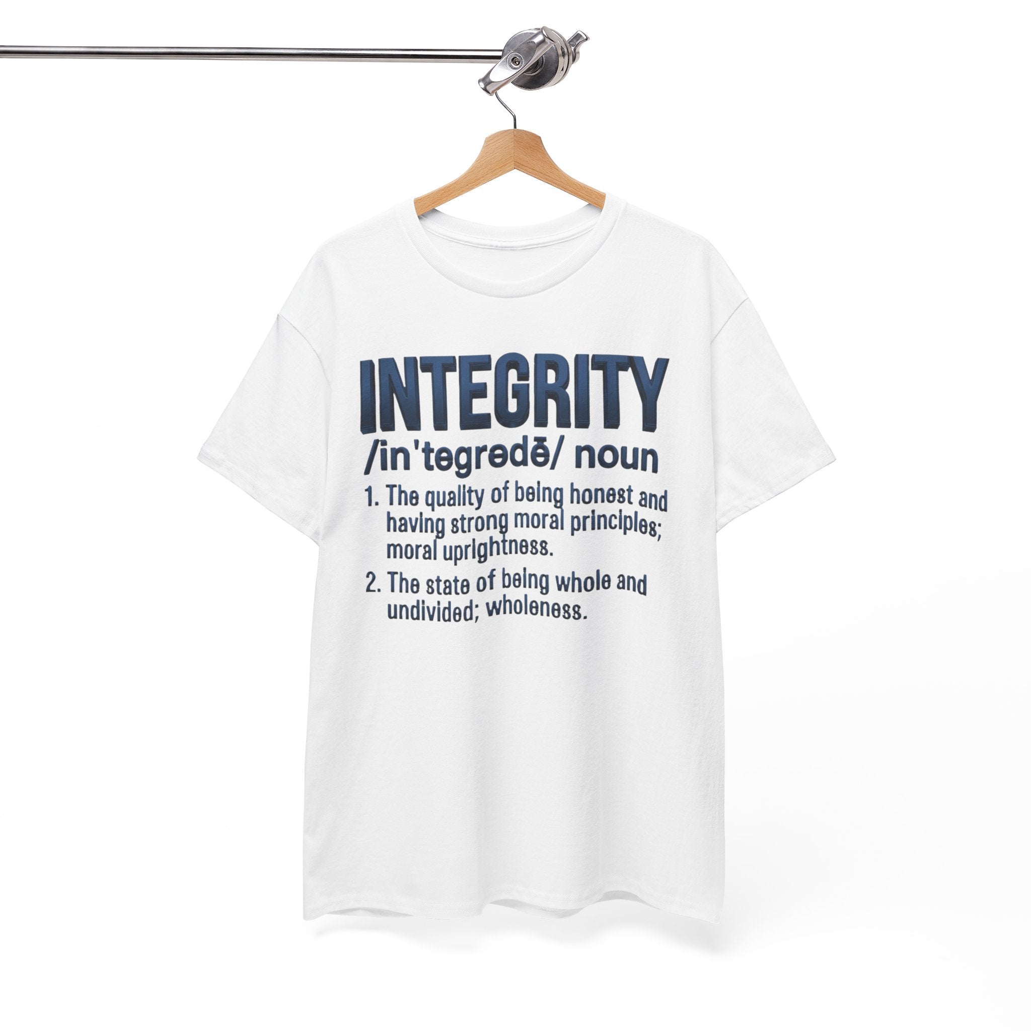 Integrity Definition T-Shirt — Inspirational Word Graphic Tee