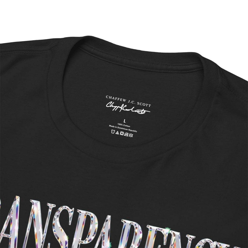 Transparency Graphic Tee — Vintage Chalkboard Design