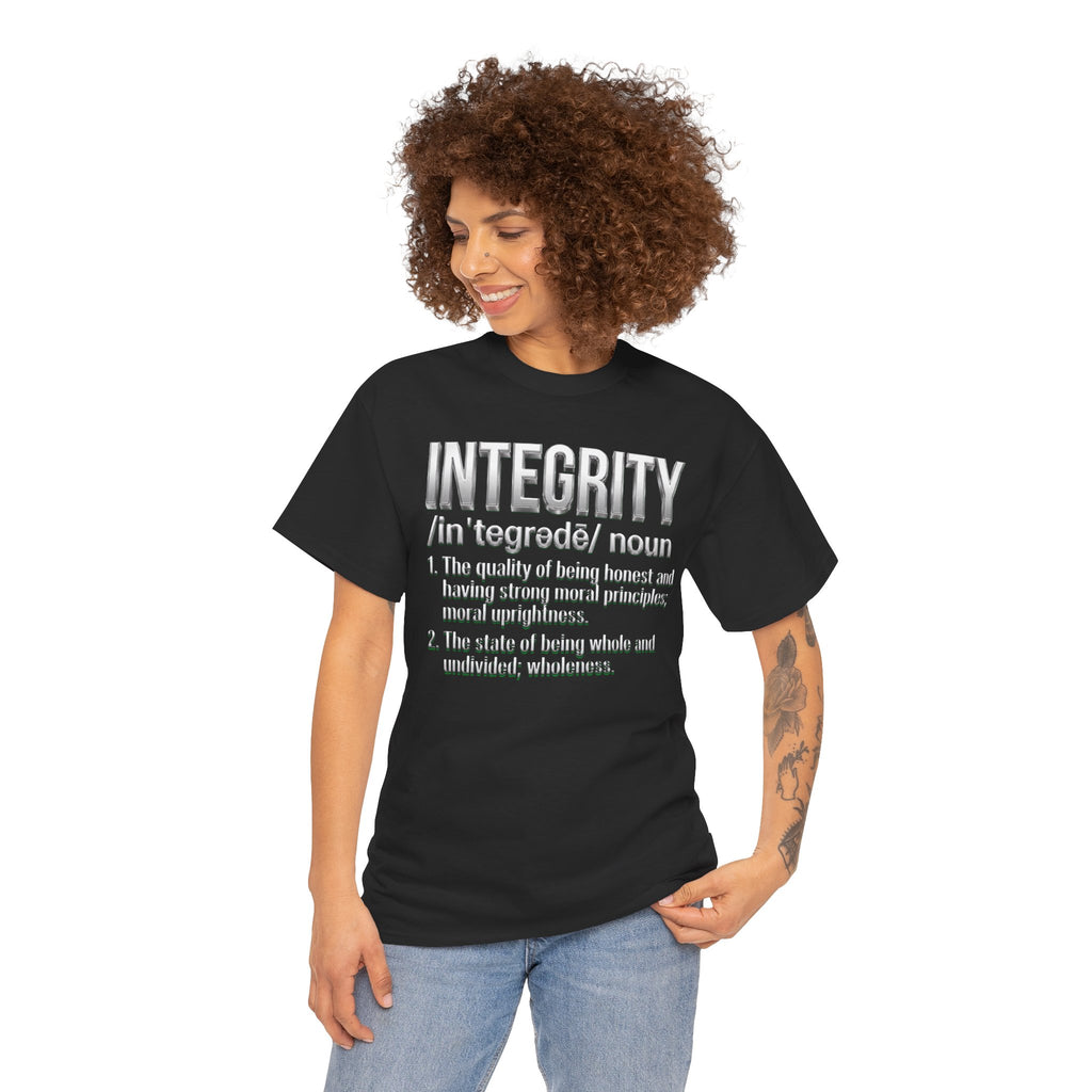 Integrity Definition T-Shirt — Inspirational Word Graphic Tee