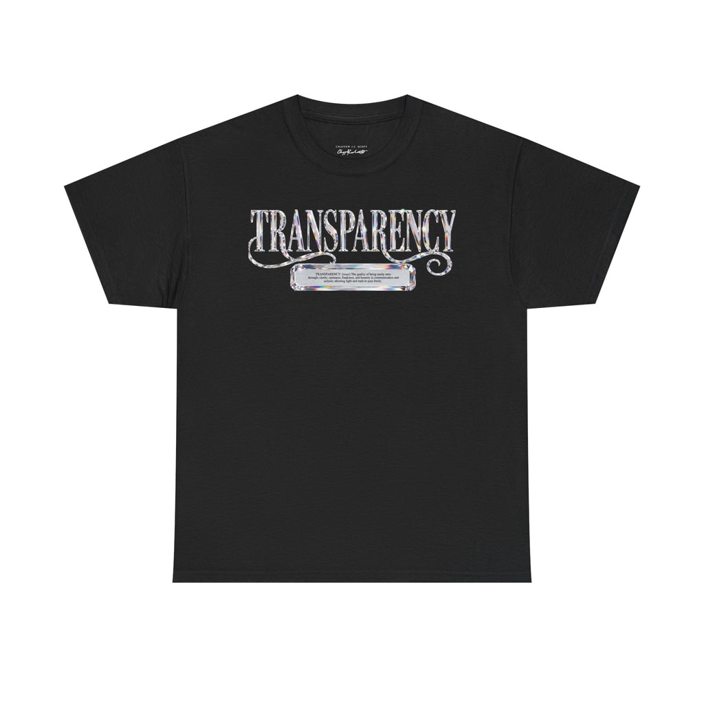 Transparency Graphic Tee — Vintage Chalkboard Design