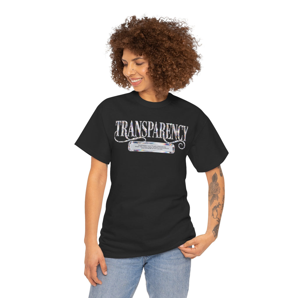 Transparency Graphic Tee — Vintage Chalkboard Design