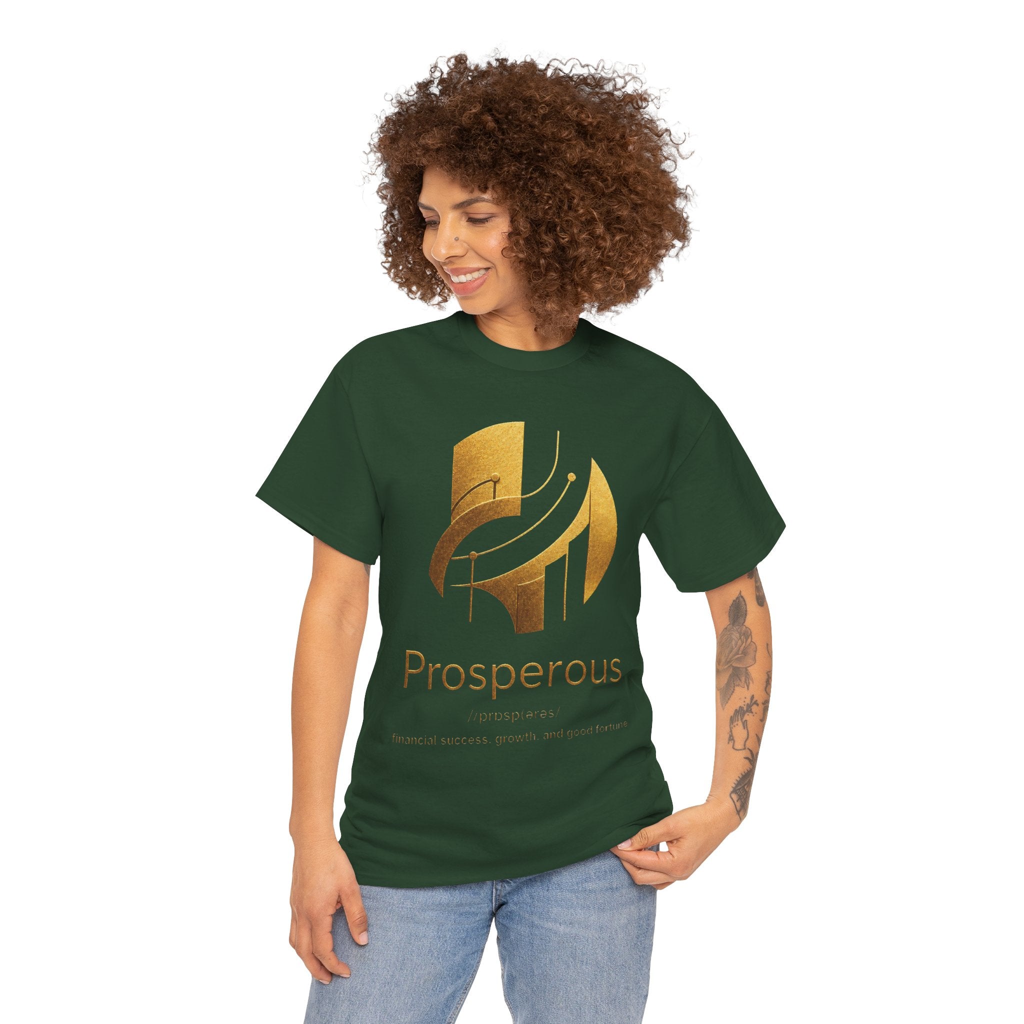 Prosperous Gold Logo Tee