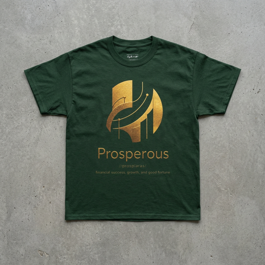 Prosperous Gold Logo Tee