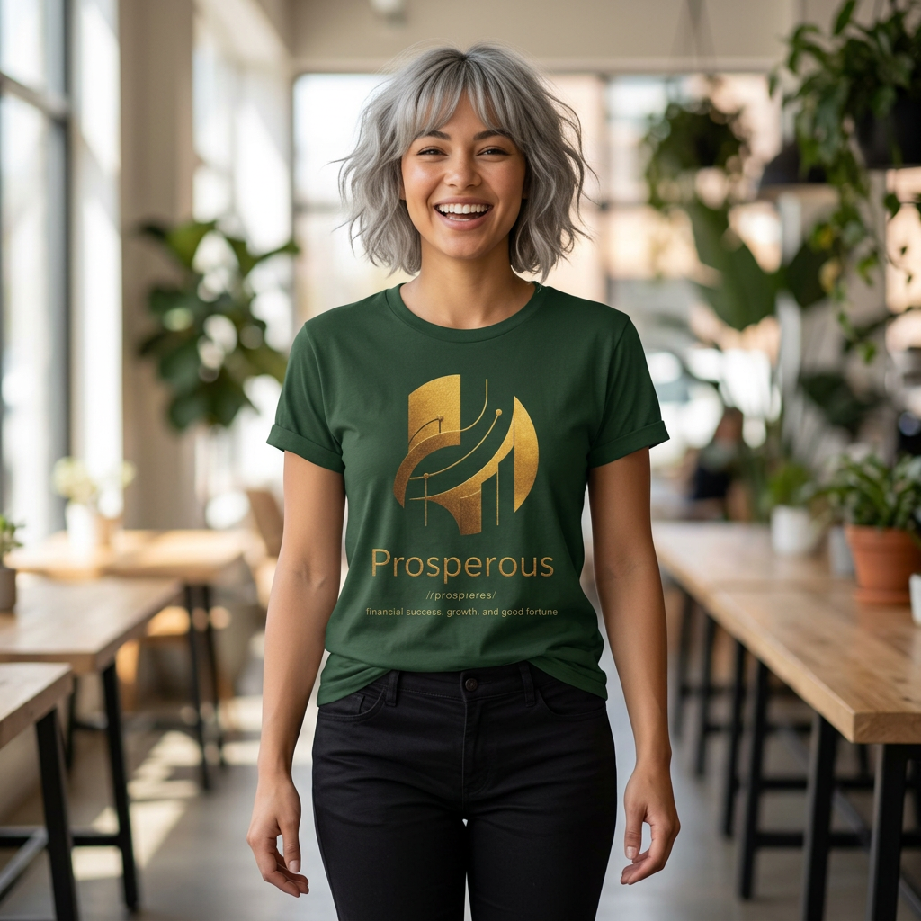 Prosperous Gold Logo Tee