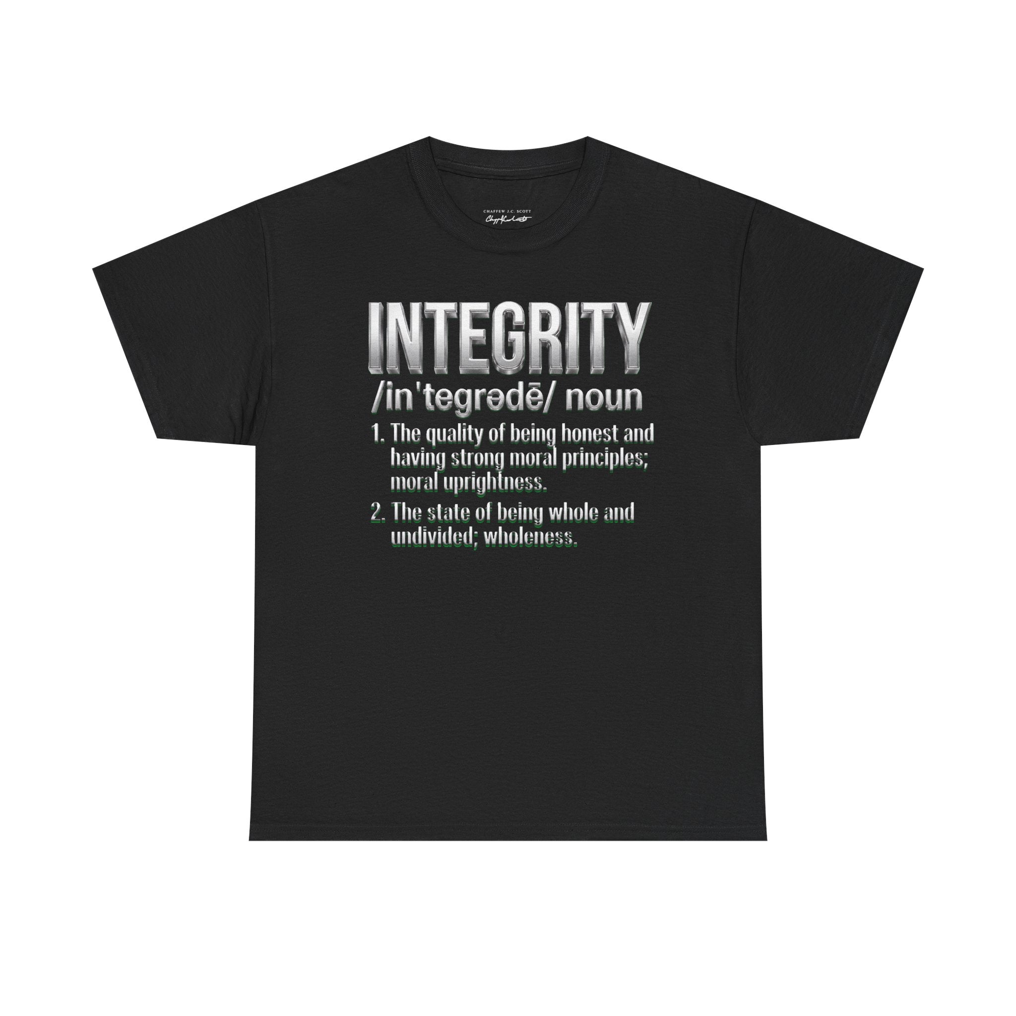 Integrity Definition T-Shirt — Inspirational Word Graphic Tee