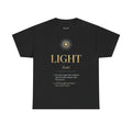 Light Definition T-Shirt — Minimal Sun Graphic Inspirational Tee