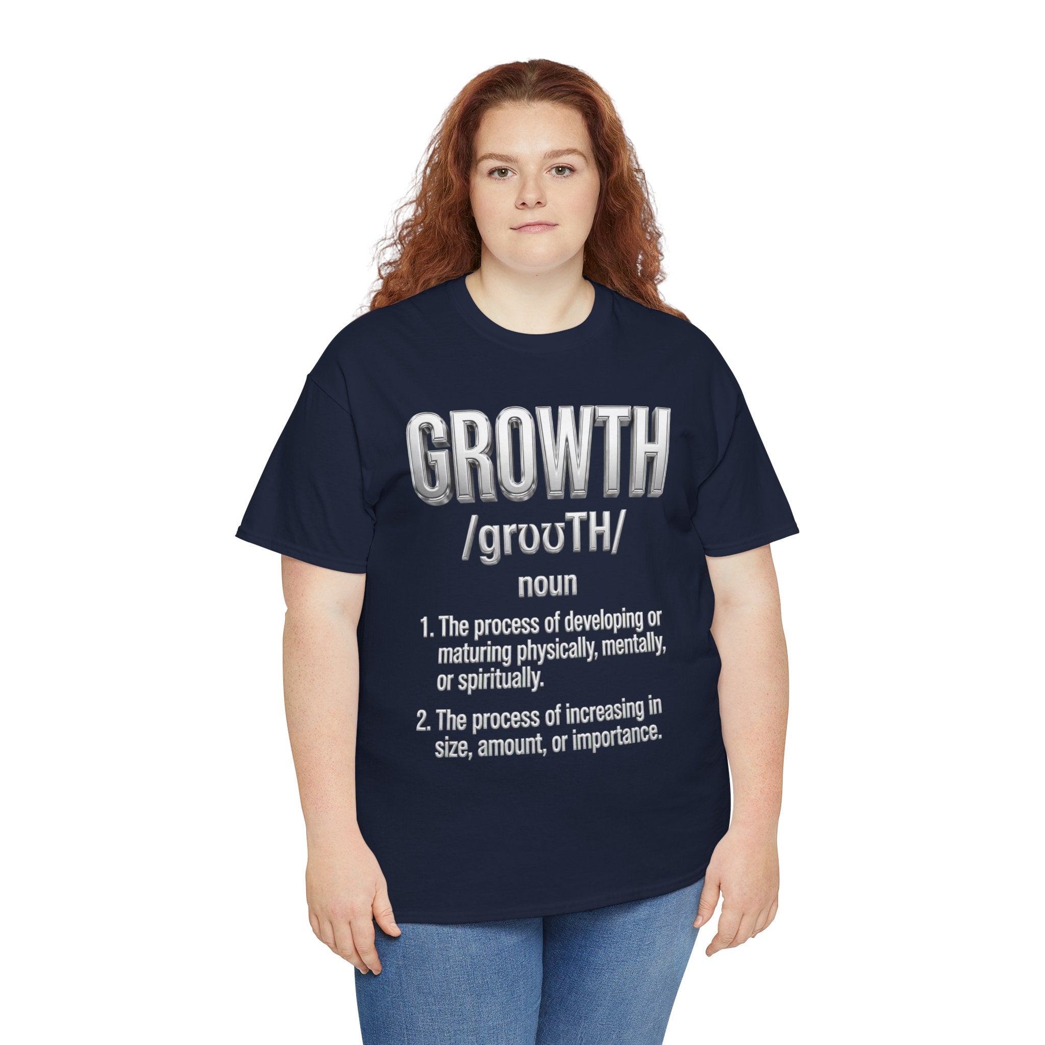 Growth Definition T-Shirt — Motivational Typography Tee