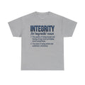 Integrity Definition T-Shirt — Inspirational Word Graphic Tee