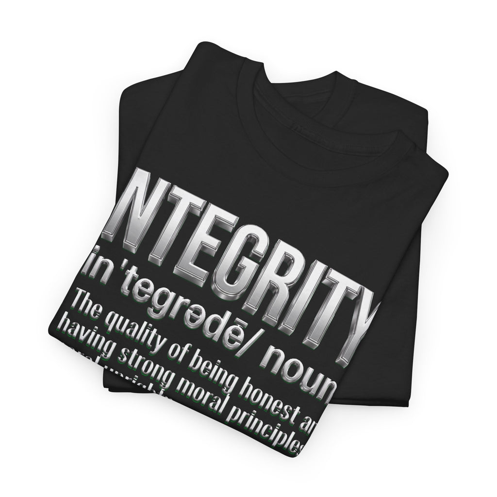 Integrity Definition T-Shirt — Inspirational Word Graphic Tee