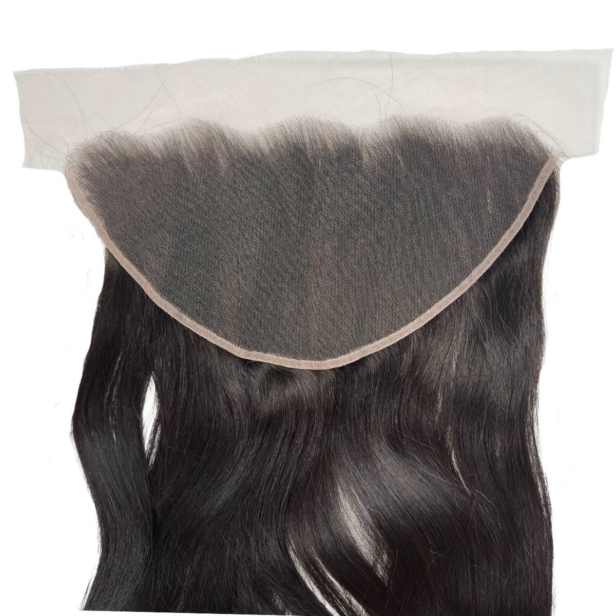 45" Raw Straight 13x6 HD Lace Human Hair Frontal