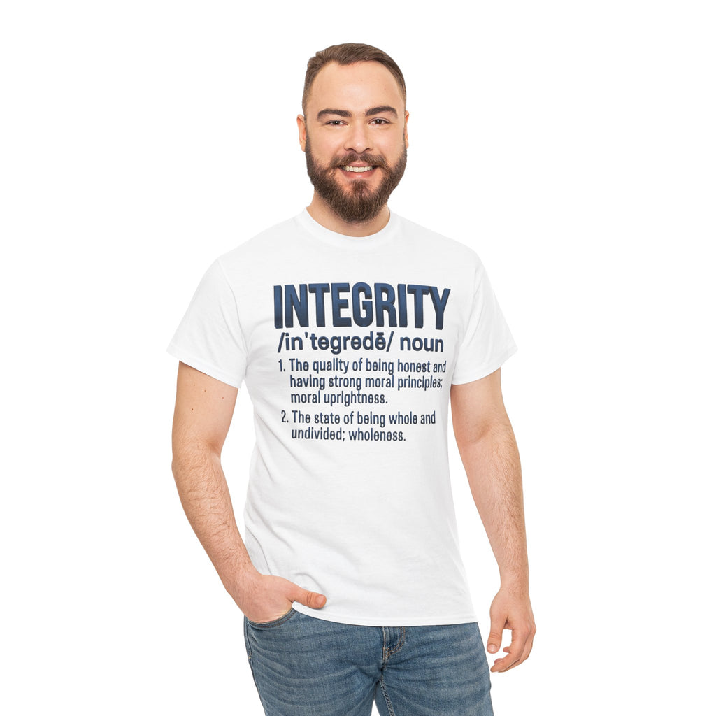 Integrity Definition T-Shirt — Inspirational Word Graphic Tee