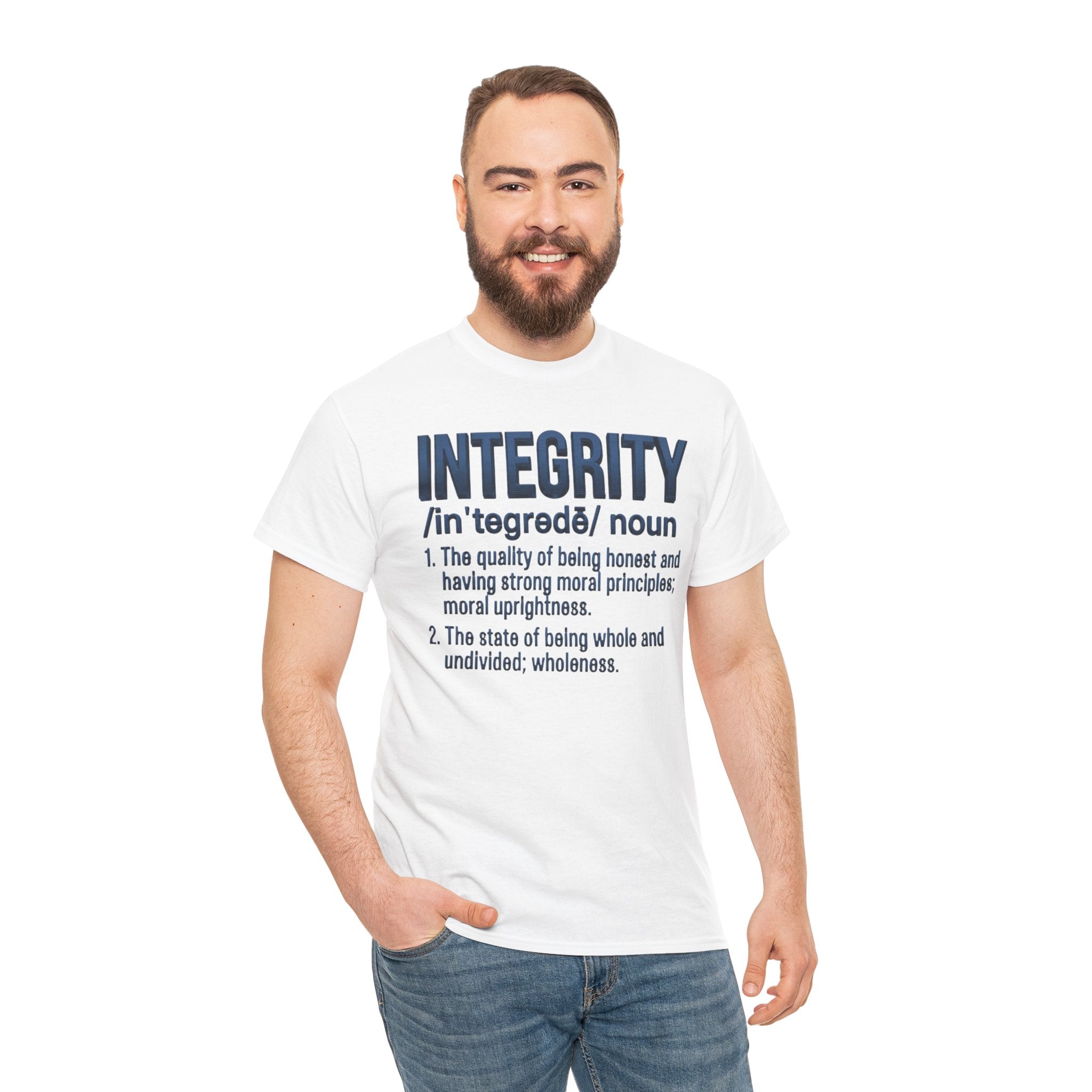 Integrity Definition T-Shirt — Inspirational Word Graphic Tee
