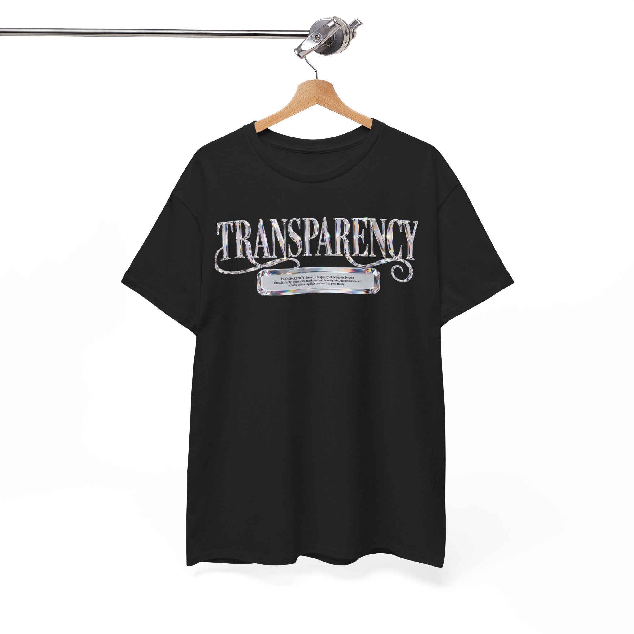 Transparency Graphic Tee — Vintage Chalkboard Design