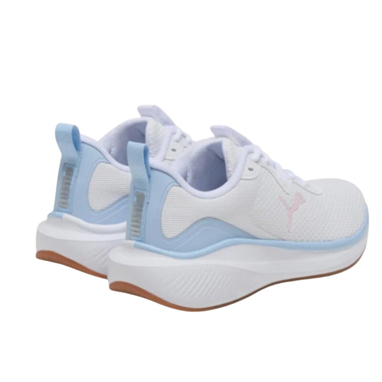 Puma Womens Size 8 White Blue Lace Up Skyrocket Sneaker Athletic Tennis Shoes