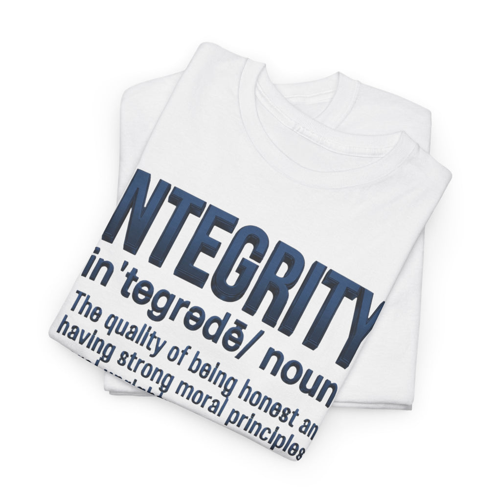 Integrity Definition T-Shirt — Inspirational Word Graphic Tee
