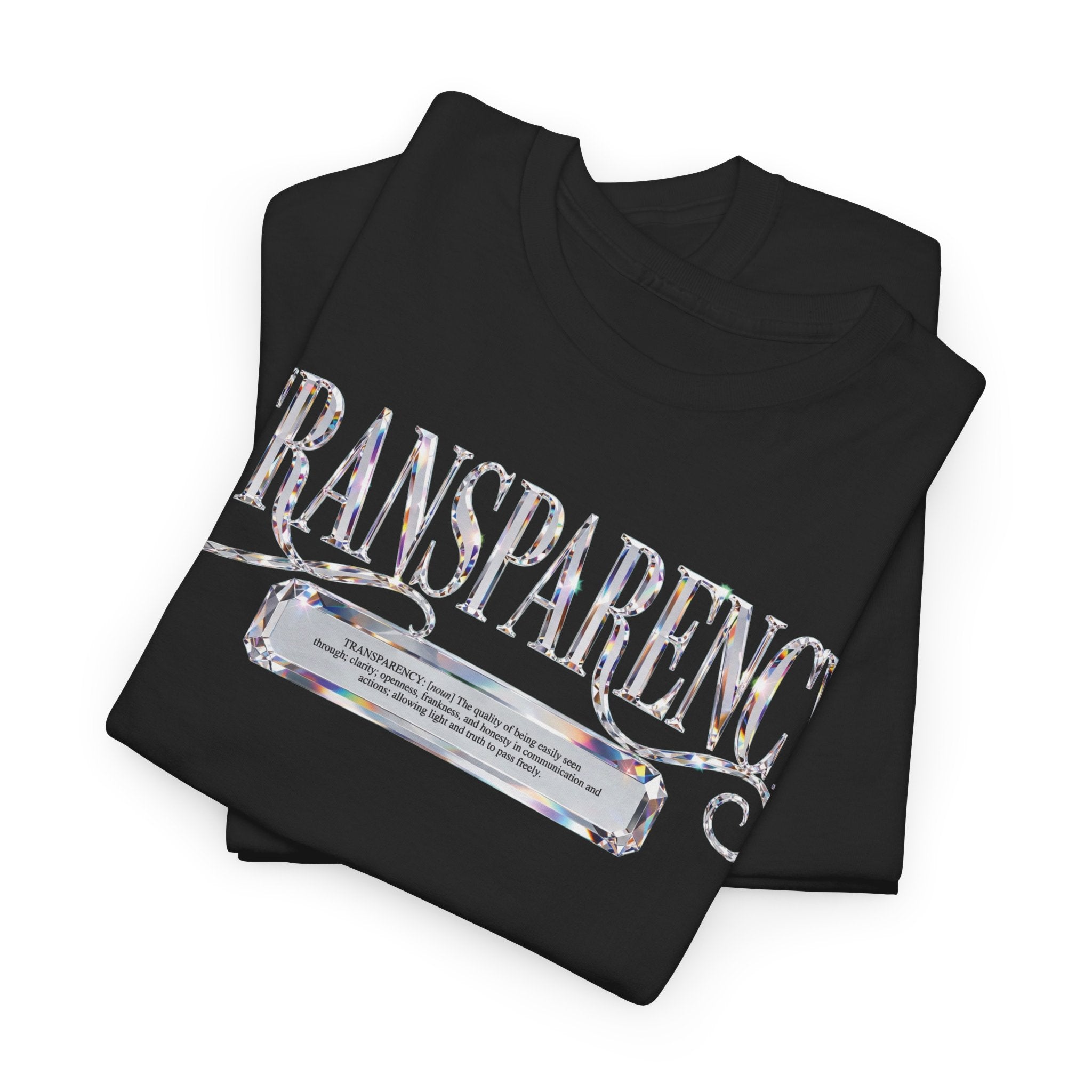 Transparency Graphic Tee — Vintage Chalkboard Design