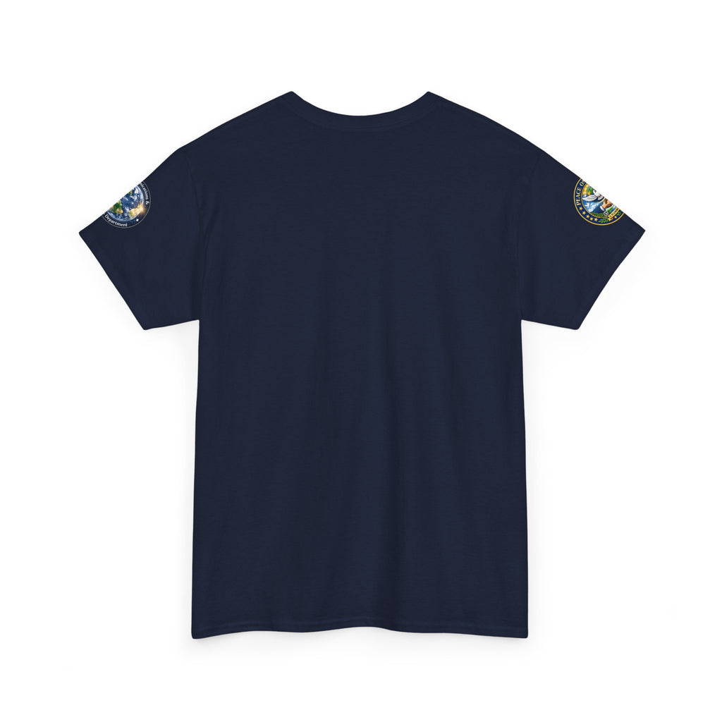 Global Conflict Question Mark Tee | diplomatic negotiations, flags artwork