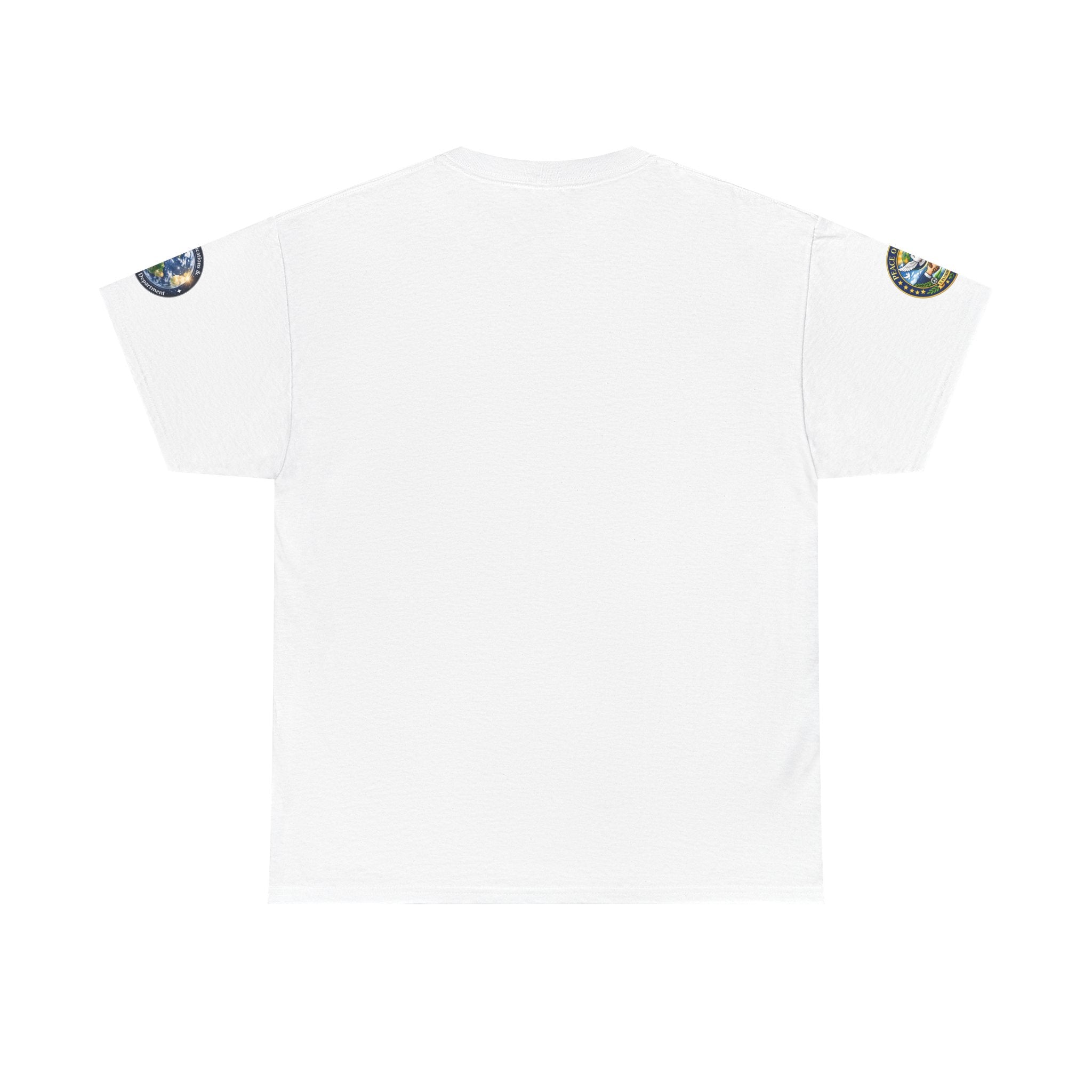 Global Conflict Question Mark Tee | diplomatic negotiations, flags artwork