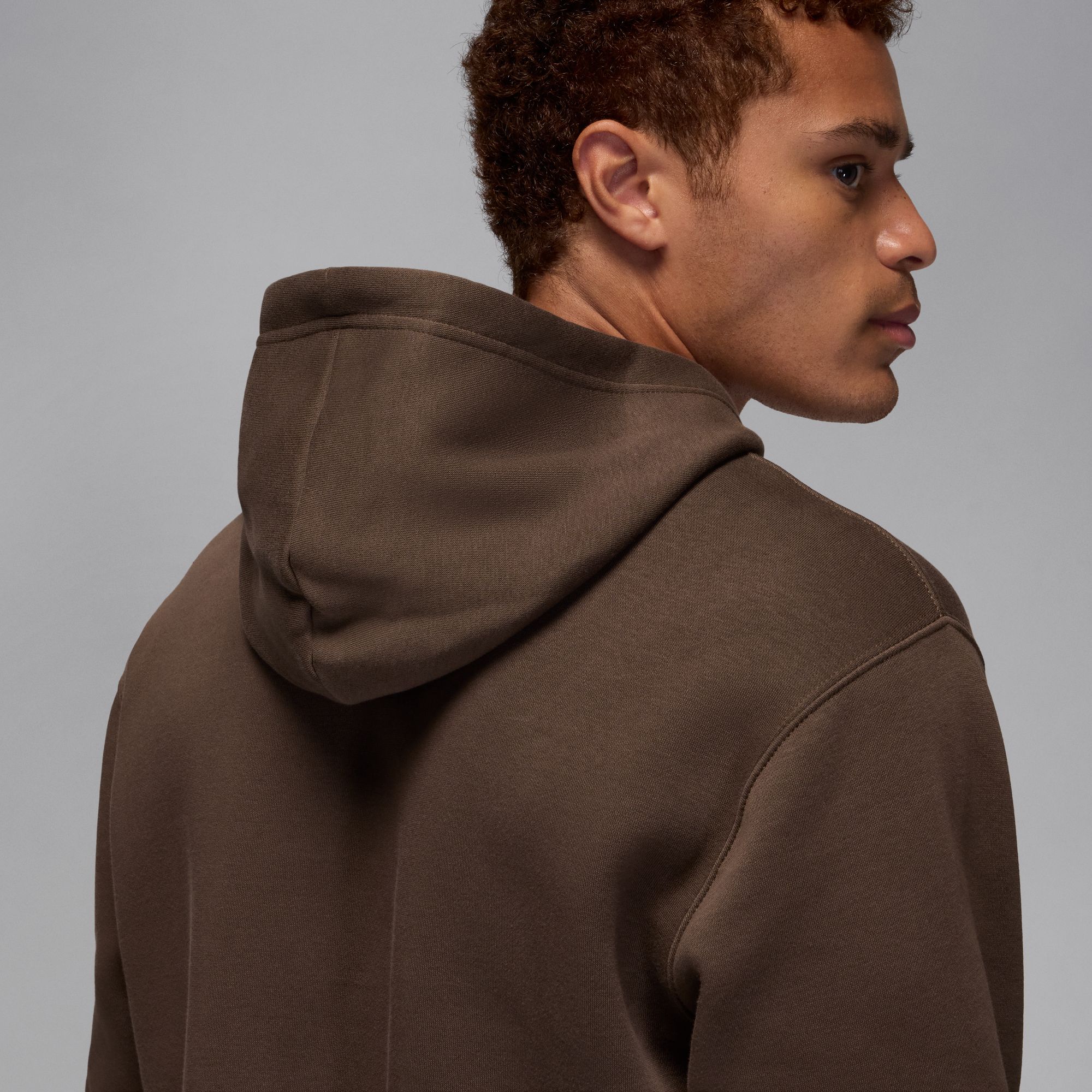 Air Jordan Mens Brooklyn Fleece Pullover Hoodie - Brown
