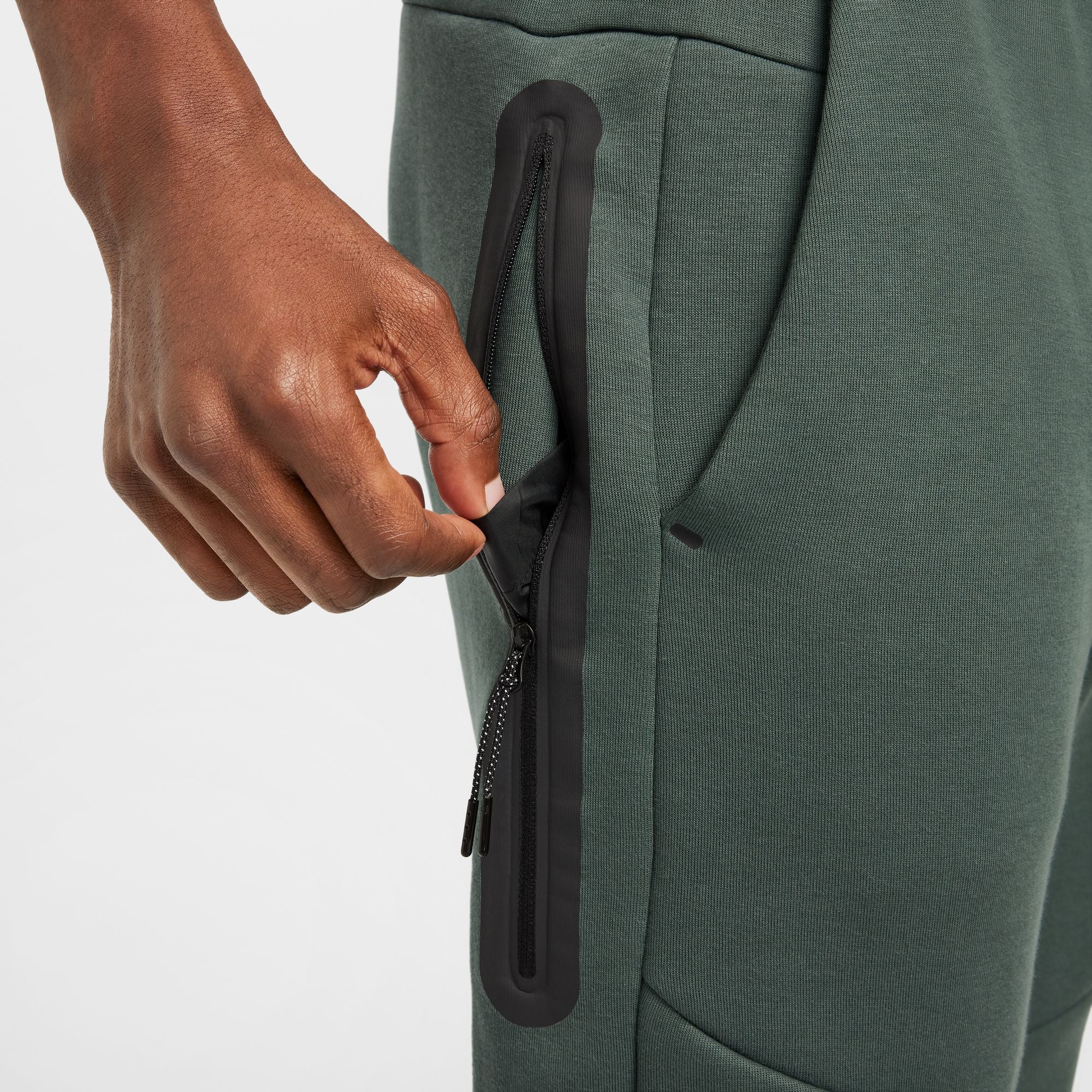 Nike Mens Tech Fleece Joggers - Green/Black