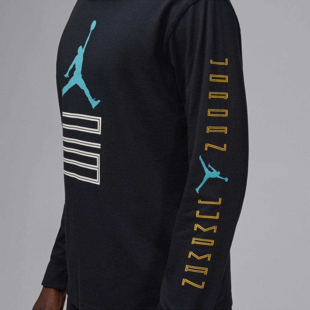 Air Jordan Mens Gamma Long Sleeve - Black