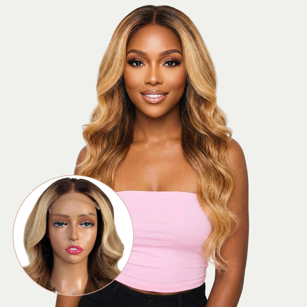 Charlotte Glueless 5x5 HD Lace Professionally Colored 100% Human Hair Closure Wig