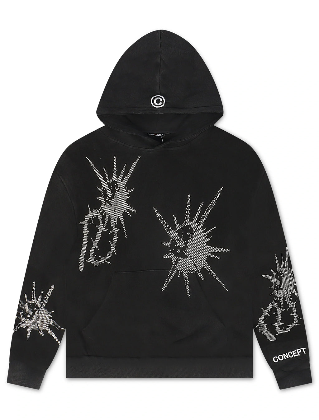 Concept LA Flail Hoodie - Black Washed