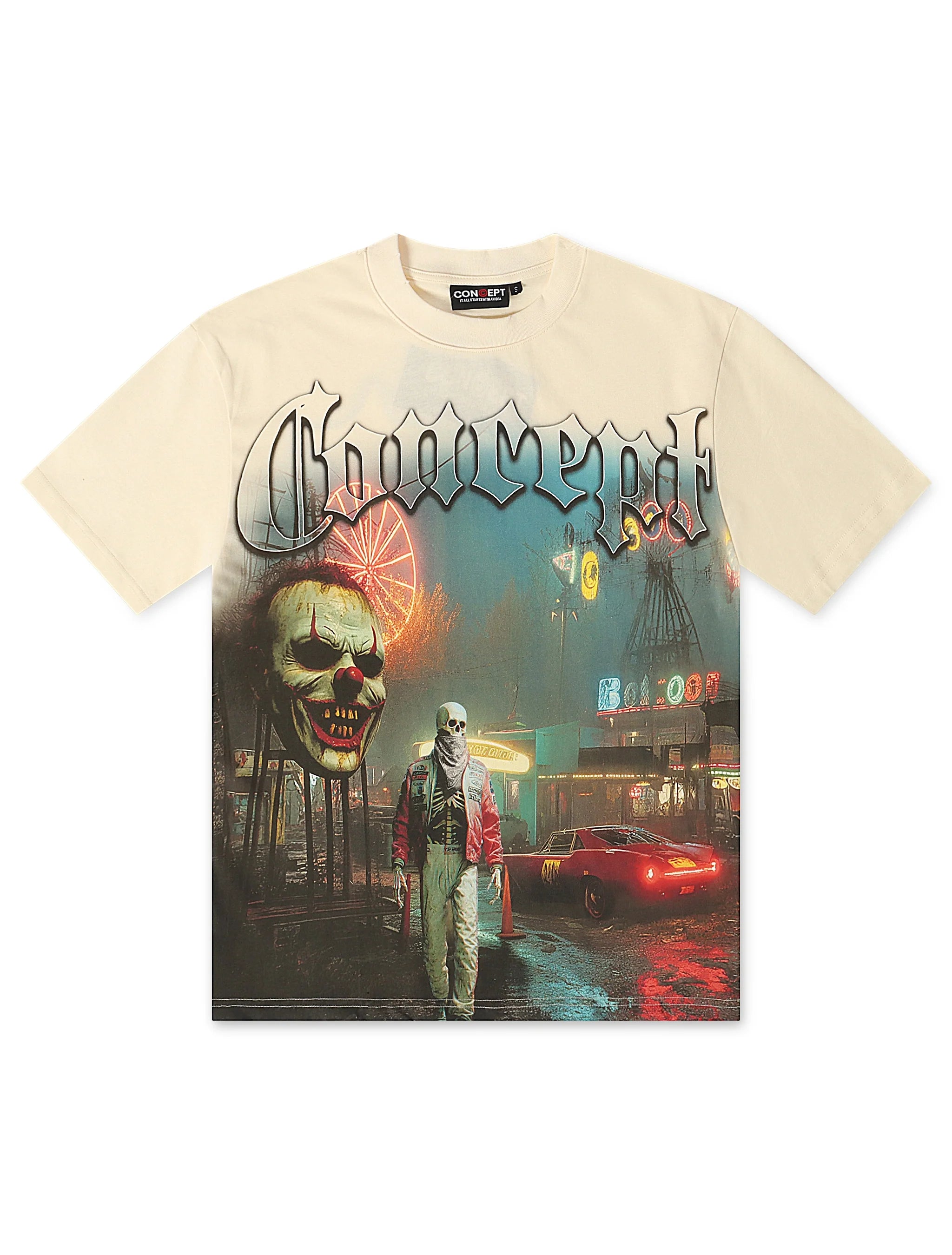 Concept La Carnival Tee - Cream