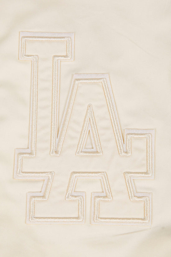 Pro Standard Los Angeles Dodgers Neutral Twill Jacket - Eggshell