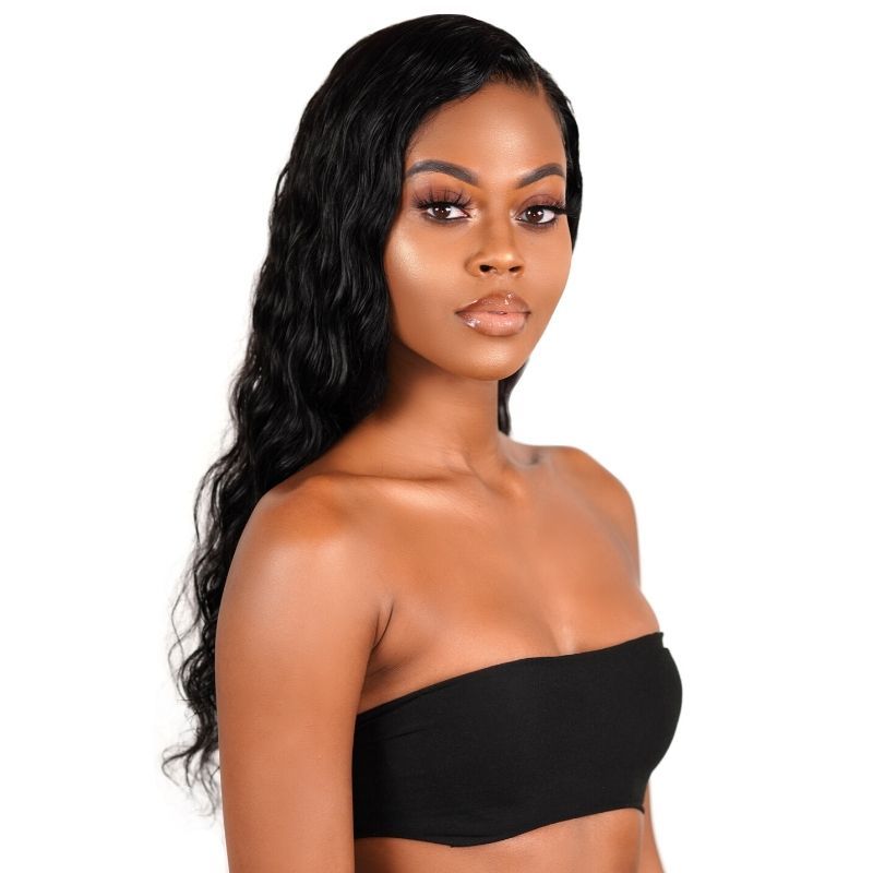 Loose Wave 13x4 Transparent Lace Front Human Hair Wig